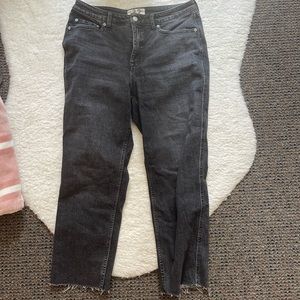 Free people high waisted straight leg jeans